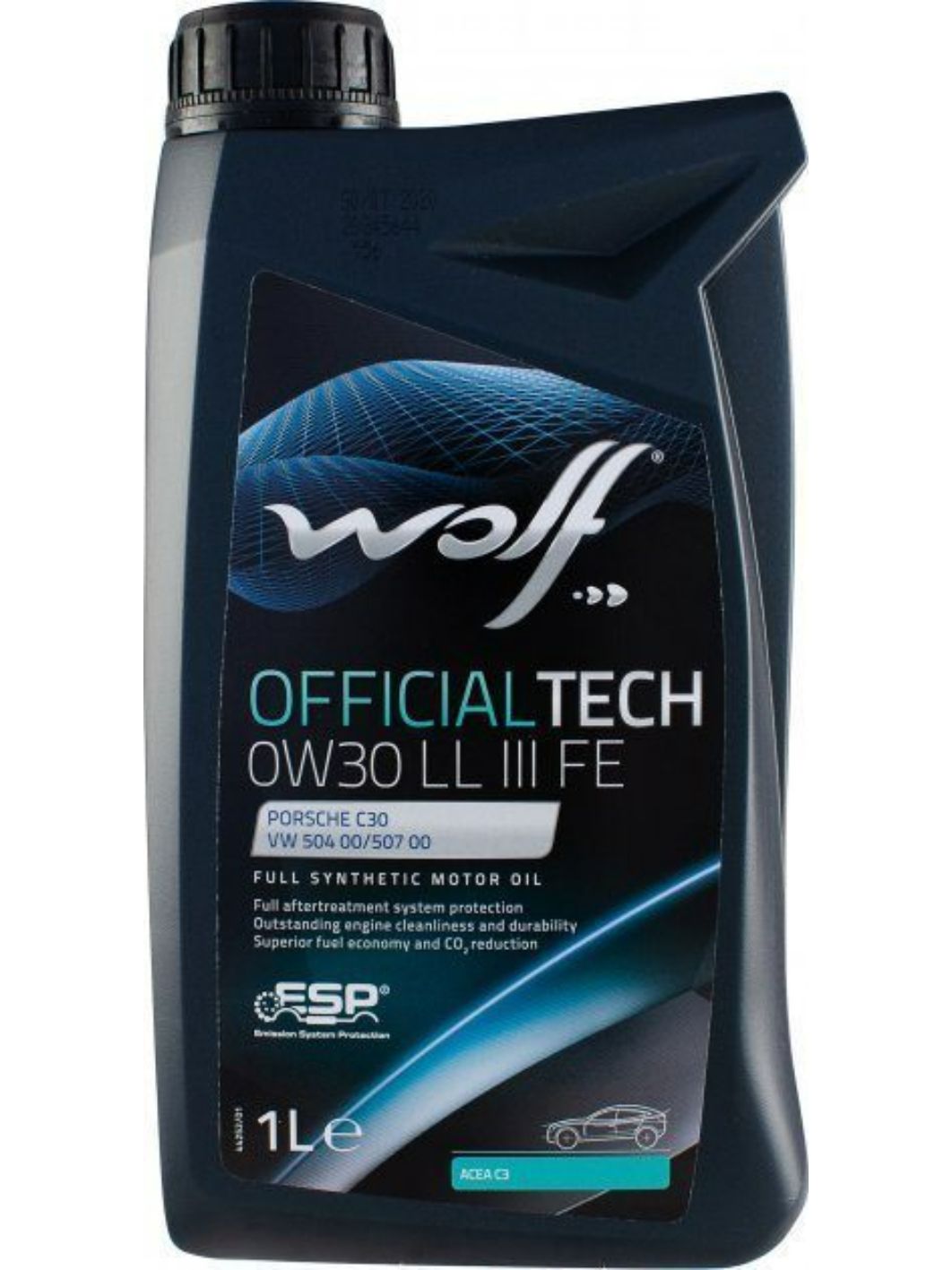WOLF OFFICIALTECH 0W30 LL III FE 1л синтетическое моторное масло