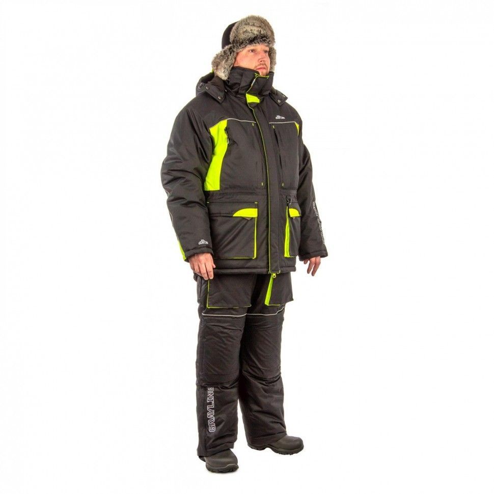 костюм «селигер 2020» (кошачий глаз, черный-лайм) grayling (р-р 60-62 рост 170-176)