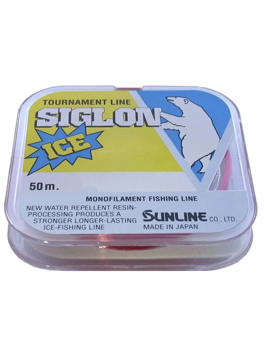 Монолеска SUNLINE Siglon ICE FISHING 50M красная #4.0/0.330mm  