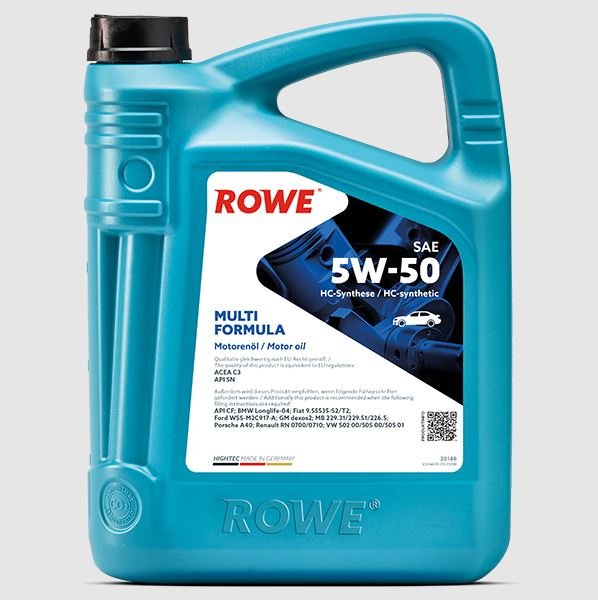 ROWE  HIGHTEC MULTI FORMULA SAE 5W50 5л синтетическое моторное масло