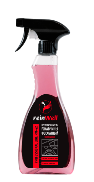 Преобразователь ржавчины фосфатный ReinWell RW-42 0, 5л триггер