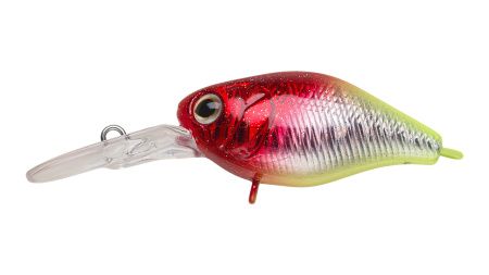 Воблер Крэнк Strike Pro Cranky-X Deep 60,  60 мм,  16 гр,  Загл. 1, 5м.-3, 0м.,  Плавающий,  цвет: X10-713 Clown Silver,  (EG-168L#X10-713)