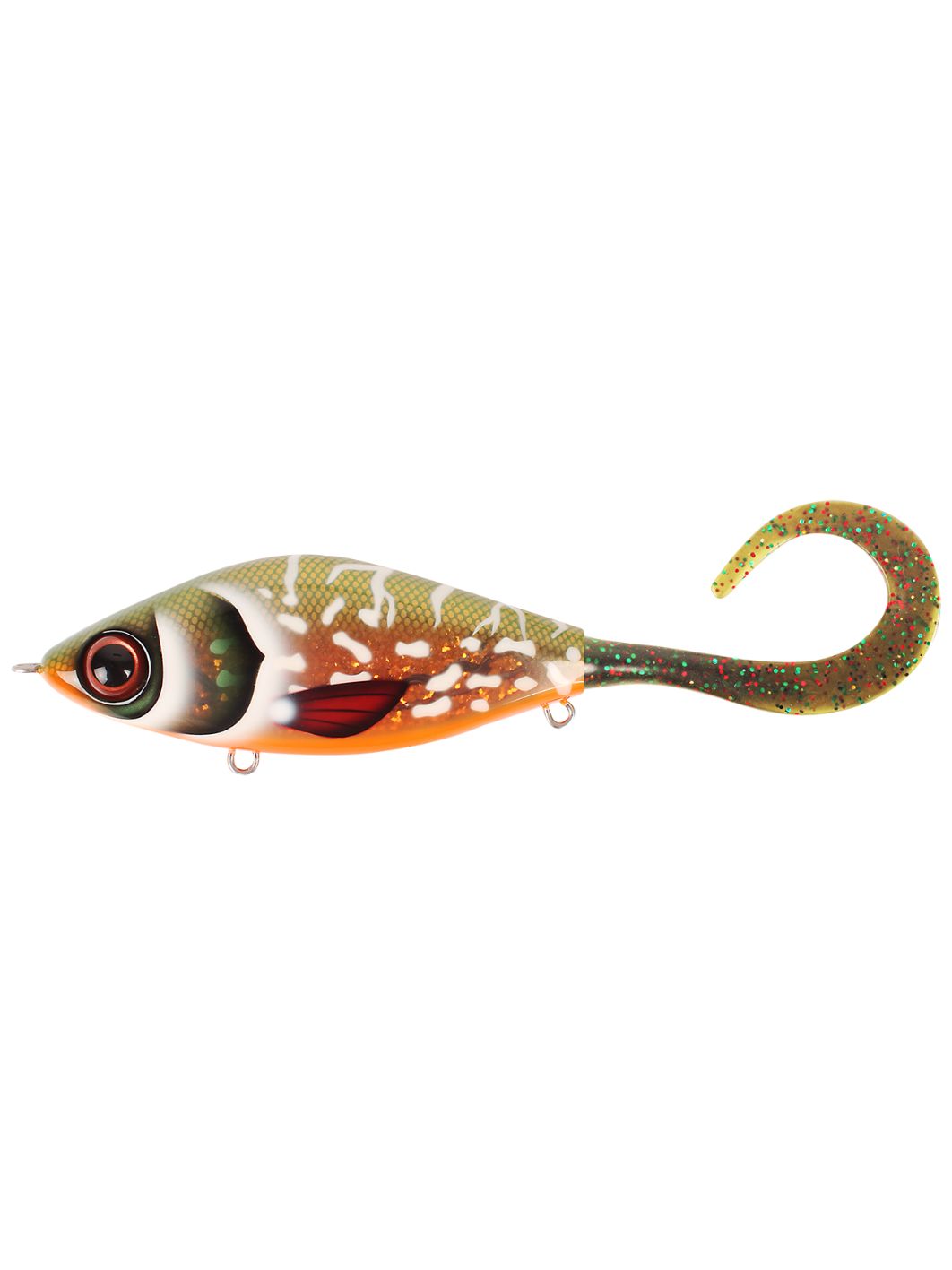 Воблер Джеркбейт Strike Pro Guppie Jr,  110 мм,  70 гр,  Загл. 0, 5м.-3, 0м.,  Тонущий,  цвет: TR-007 Copper Pike,  (EG-208A#TR-007)