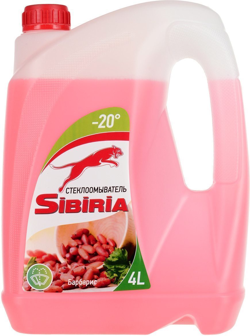 Очиститель стекла SIBIRIA -20*С 4л. аромат NEW в ассортименте