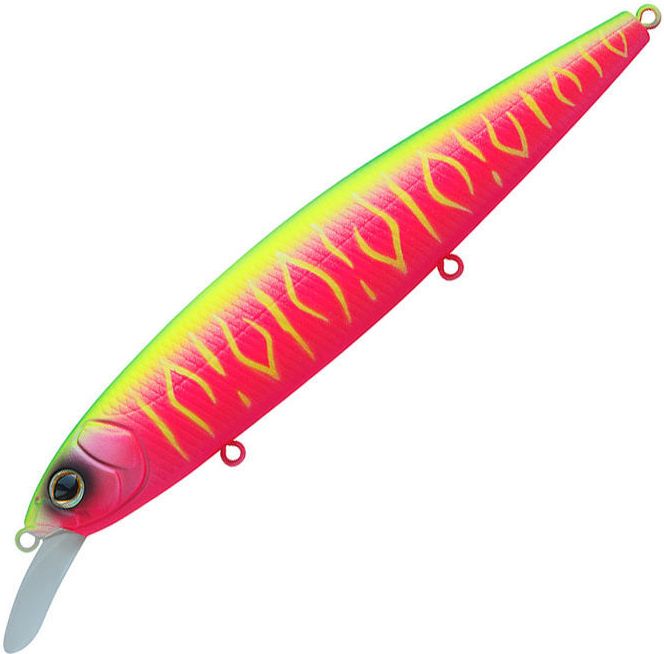 Воблер Минноу Strike Pro Bold 110SP,  110 мм,  15, 4 гр,  Загл. 0, 8м.-1, 5м.,  Нейтральный,  цвет: A230S Watermelon Mat Tiger,  (EG-191A-SP#A230S)
