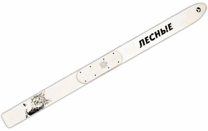 Лыжи дерево "ЛЕСНЫЕ" 185/11 см 