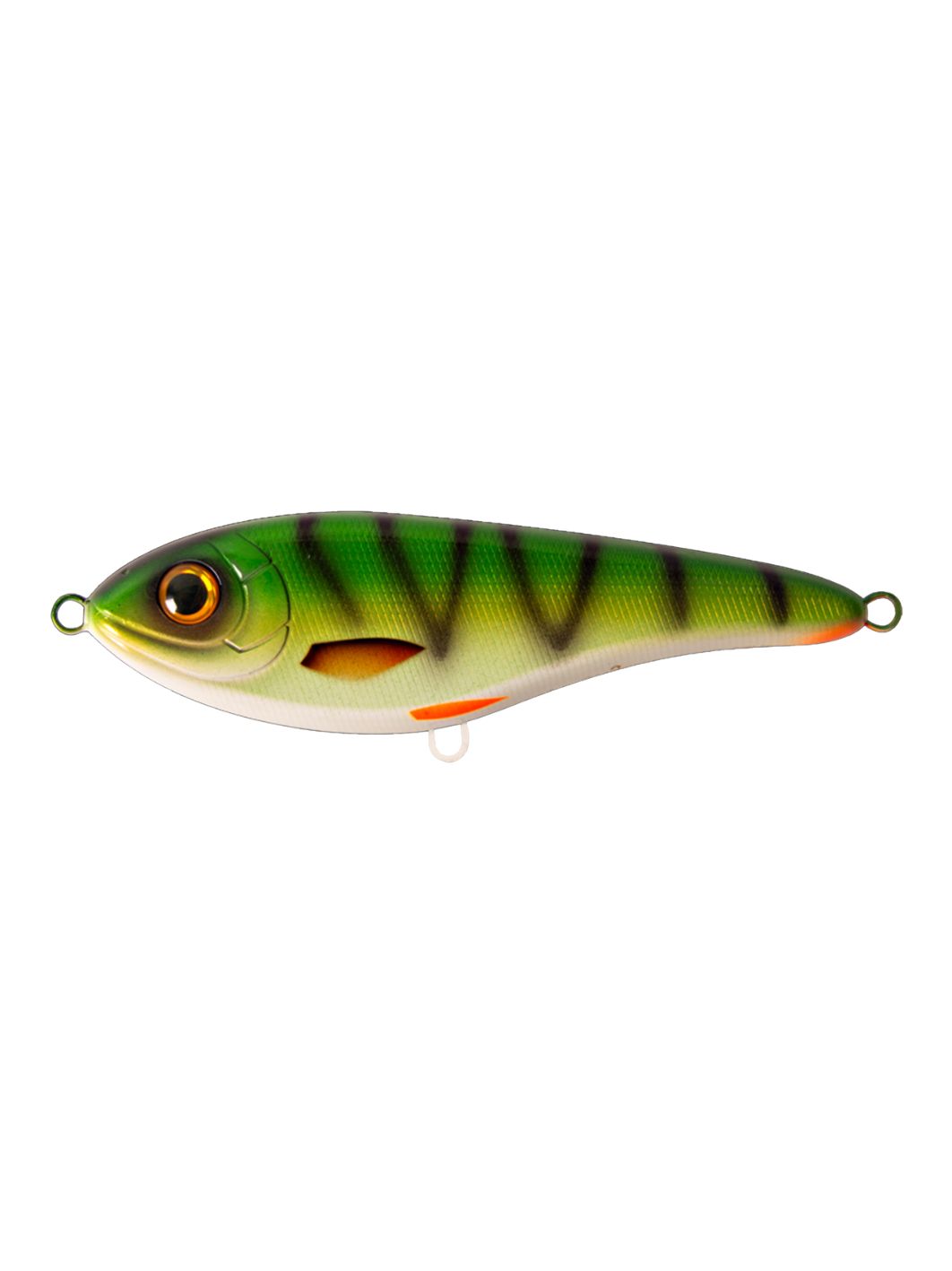 Воблер Джеркбейт Strike Pro Buster Jerk Sinking,  150 мм,  75 гр,  Загл. 0, 5м.-4, 0м.,  Тонущий,  цвет: CWC014 Yellow Perch,  CWC,  (EG-048#CWC014)