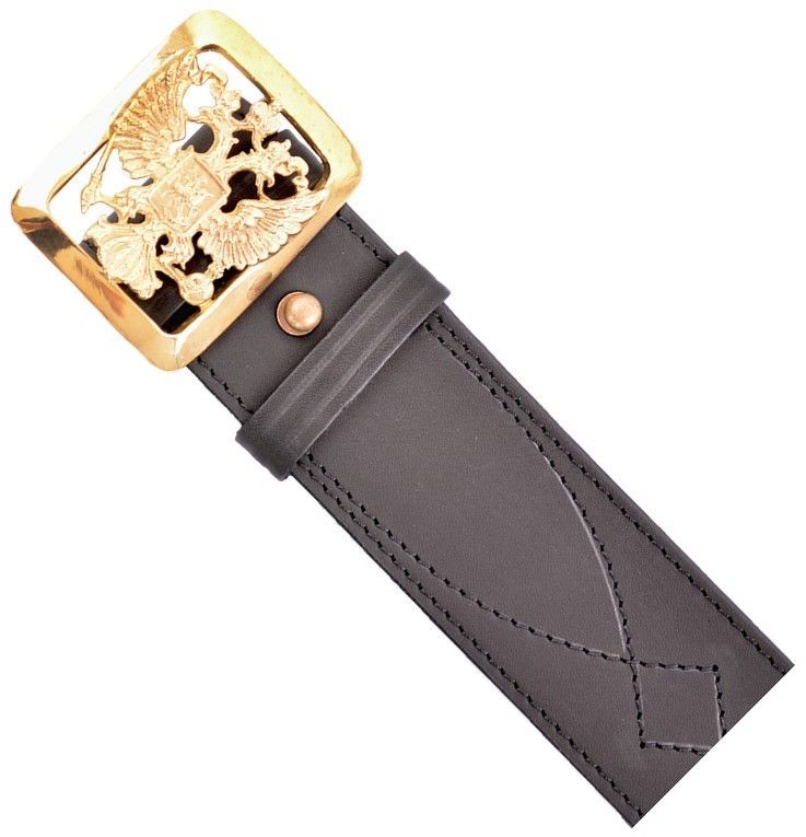 Ремень поясной "Патриот" 50 мм черный (120 длина,  № 2)