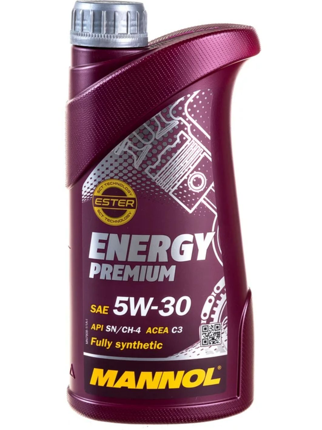 MANNOL Energy Premium 5W30 7908 1л синтетическое моторное масло