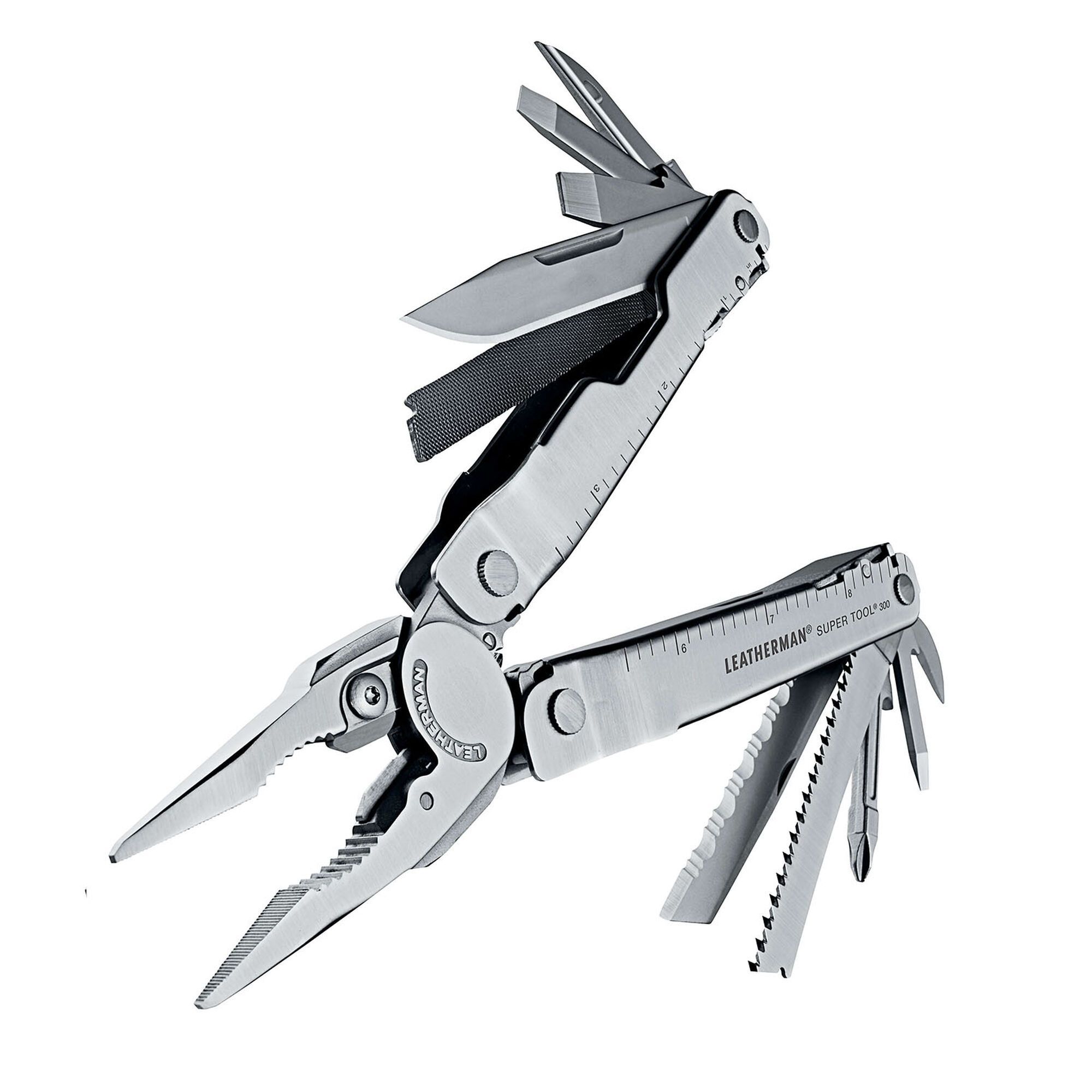 Мультитул LEATHERMAN Super Tool 300 Stainless 19 инстр.,  8, 1/11, 5 см,  чехол нейлон