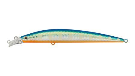 Воблер Минноу Strike Pro Top Water Minnow 110,  110 мм,  10, 5 гр,  Загл. 0, 2м.-0, 7м.,  Плавающий,  цвет: A150-713 UV Blue Silver OB,  (JL-166F#A150-713)
