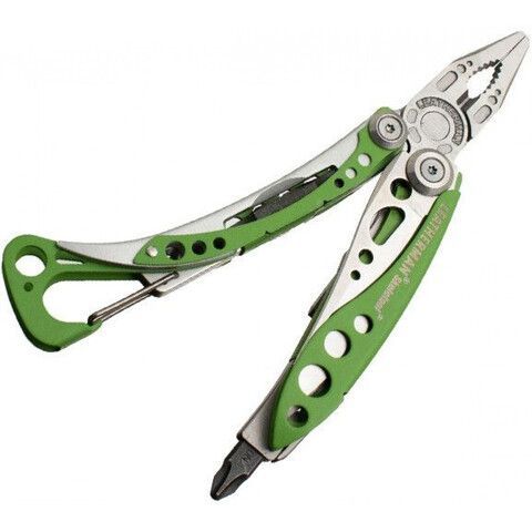 Мультитул LEATHERMAN Skeletool Green 7 инстр., 6,6/10 см,