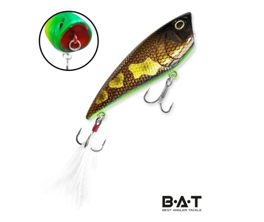 Воблер BAT Crow Pop ВТ059 (70 mm.; 7 g.; TopWater) # CS02