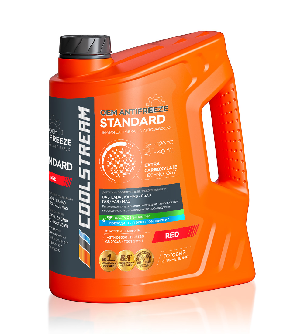 Антифриз Coolstream Standard Красный 5кг.