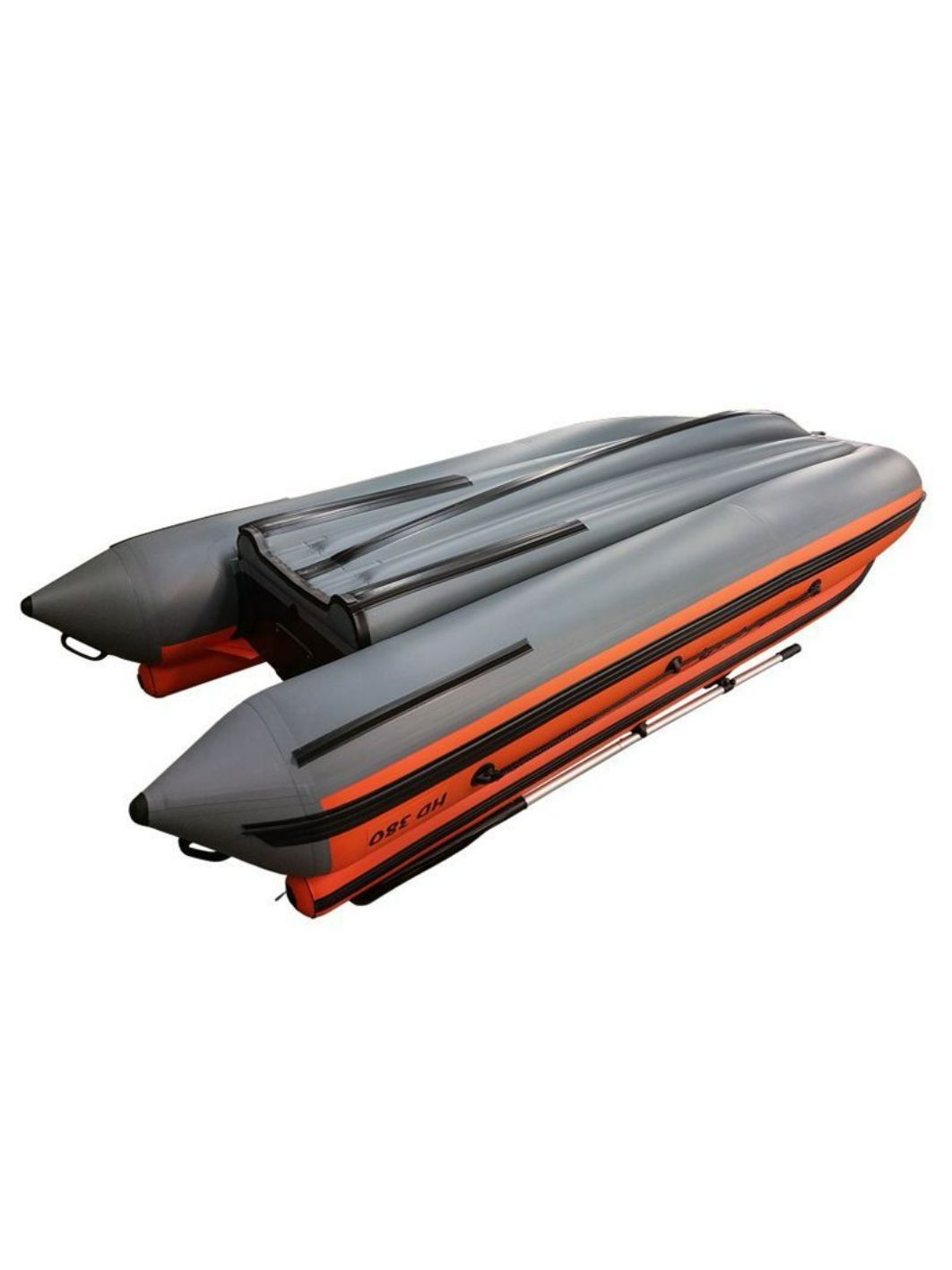 Лодка ALTAIR HD-380 ФБ оранжево-серая