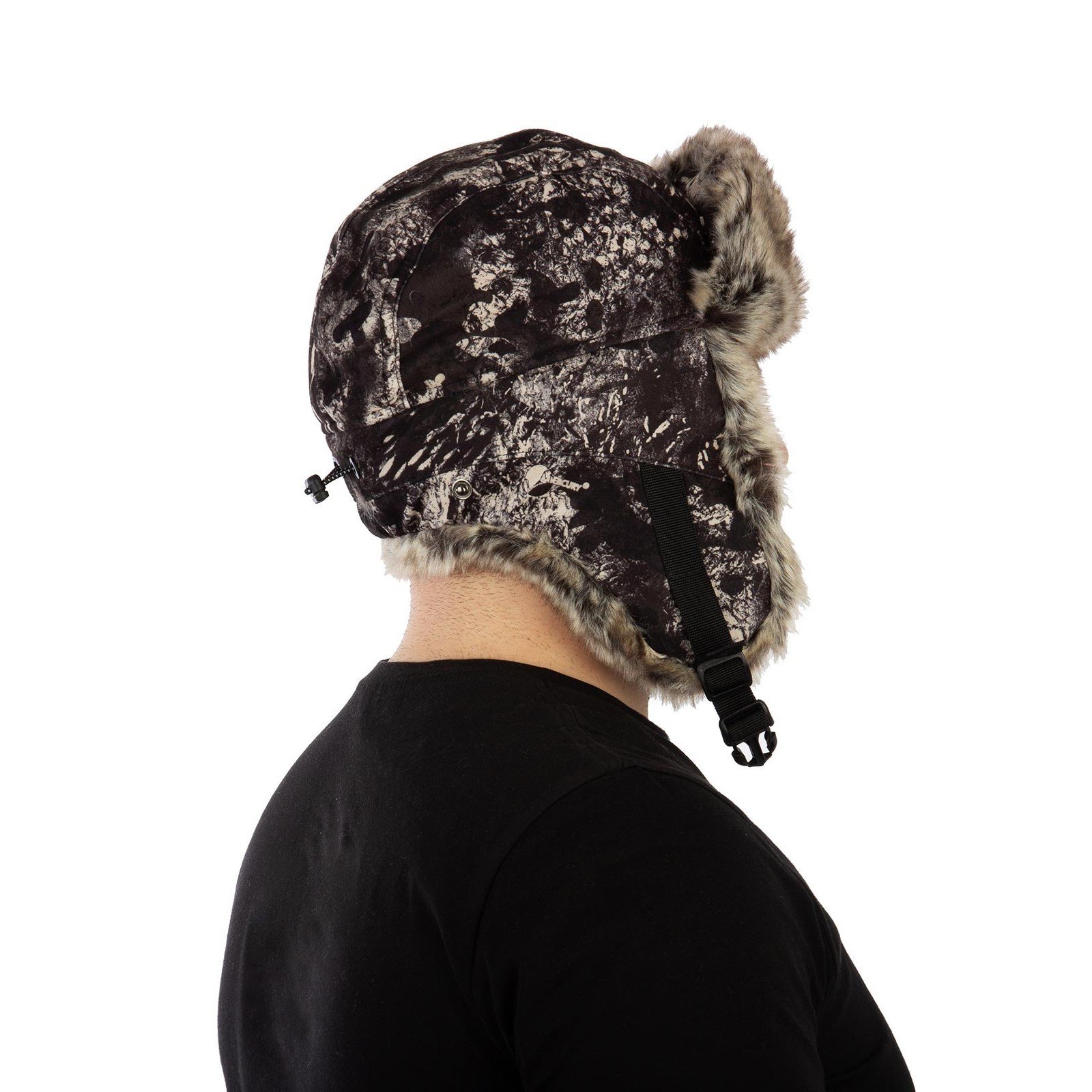 шапка-ушанка orion буран, серый шельф (one size)