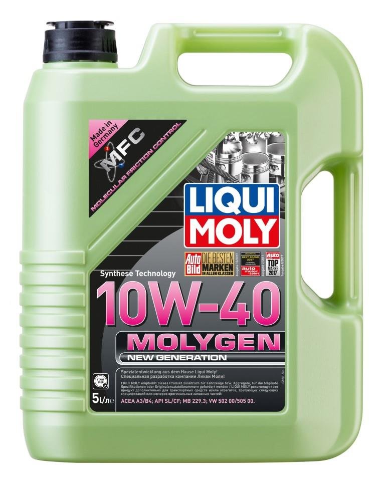 LIQUI MOLY "Molygen New Generation" 10W40 5L синтетическое моторное масло 9061/39028