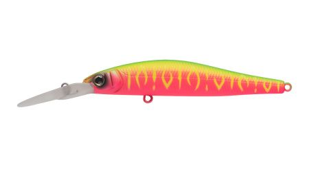 Воблер Минноу Strike Pro Jumper DR 110SP,  110 мм,  11 гр,  Загл. 1, 5м.-4, 0м.,  Нейтральный,  цвет: A230S Watermelon Mat Tiger,  (EG-192CL-SP#A230S)