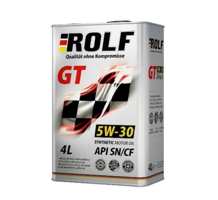 ROLF GT 5W30 SN/CF 4л синтетическое моторное масло