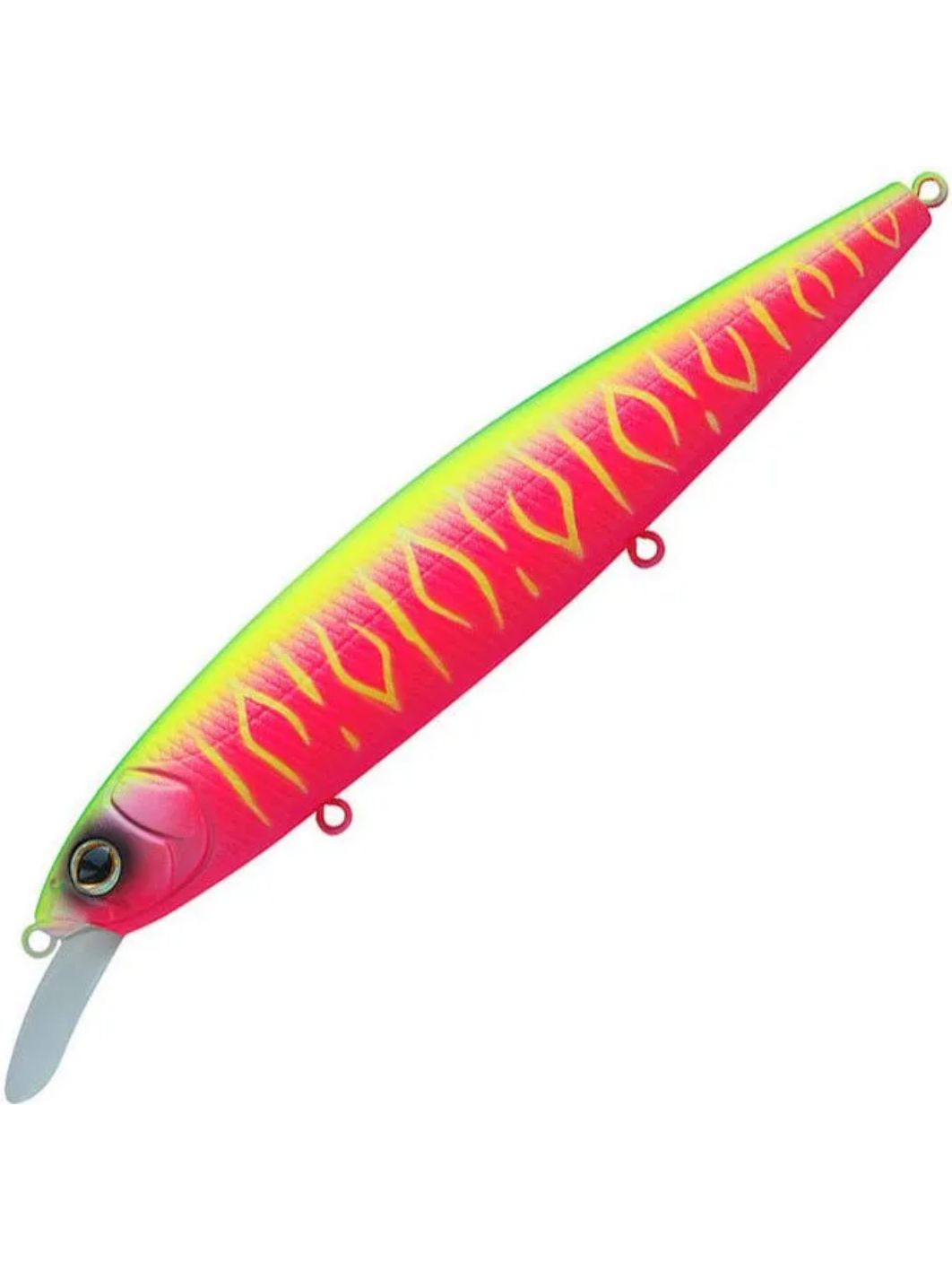 Воблер Минноу Strike Pro Bold 110SP,  110 мм,  15, 4 гр,  Загл. 0, 8м.-1, 5м.,  Нейтральный,  цвет: A230S Watermelon Mat Tiger,  (EG-191A-SP#A230S)