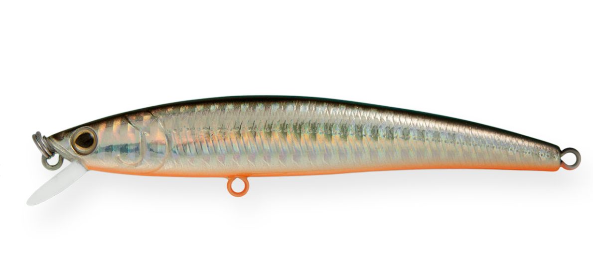 Воблер Минноу Strike Pro Arc Minnow 105SP,  105 мм,  11, 5 гр,  Загл. 0, 6м.-1, 2м.,  Нейтральный,  цвет: A70-713 Black Silver OB,  (JL-092-SP#A70-713)