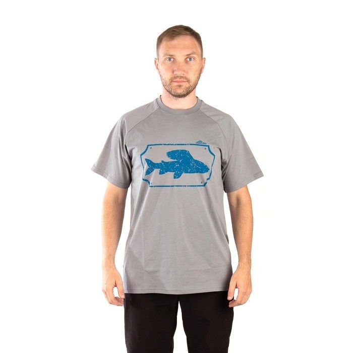 Футболка GRAYLING Siberian Silver (Сибериан Сильвер) (хлопок,  серый) (р-р L)