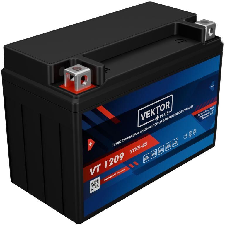 мото 12/9A VEKTOR VT 1209 Аккумулятор зал/зар.