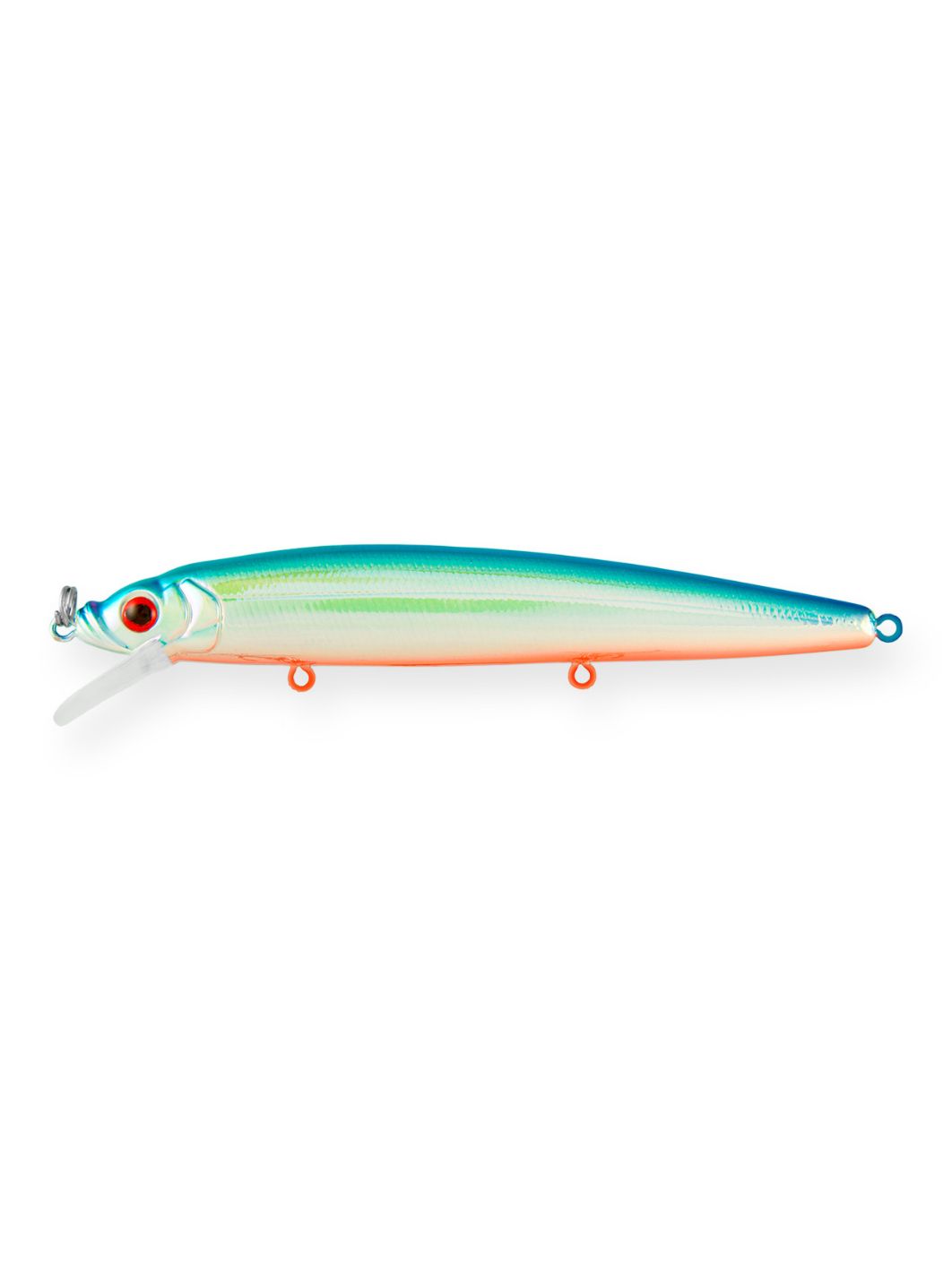 Воблер Минноу Strike Pro Alpha Minnow 95,  95 мм,  9 гр,  Загл. 0, 6м.-1, 6м.,  Плавающий,  цвет: R114OB Pearl,  (EG-034F#R114OB)