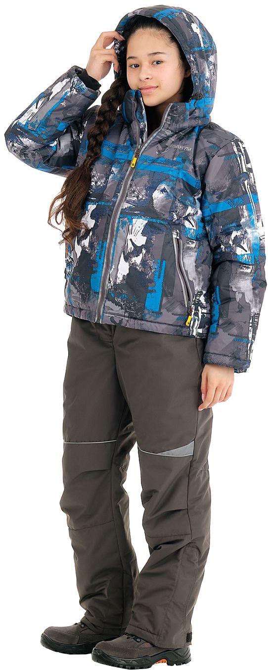 Куртка детская "Мегаполис" (таслан добби,  синий) Маугли (11-13лет рост 152-158) м