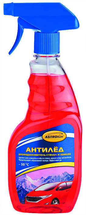 Размораживатель стекол и замков ASTROhim "АНТИЛЁД" 500мл триггер