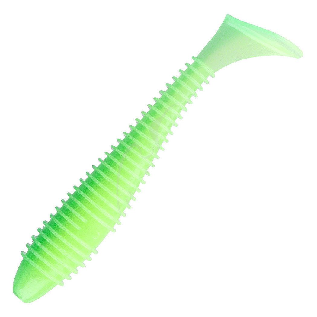 Приманка съедобная Keitech Swing Impact FAT 6.8" #EA11 Lime Chartreuse Glow