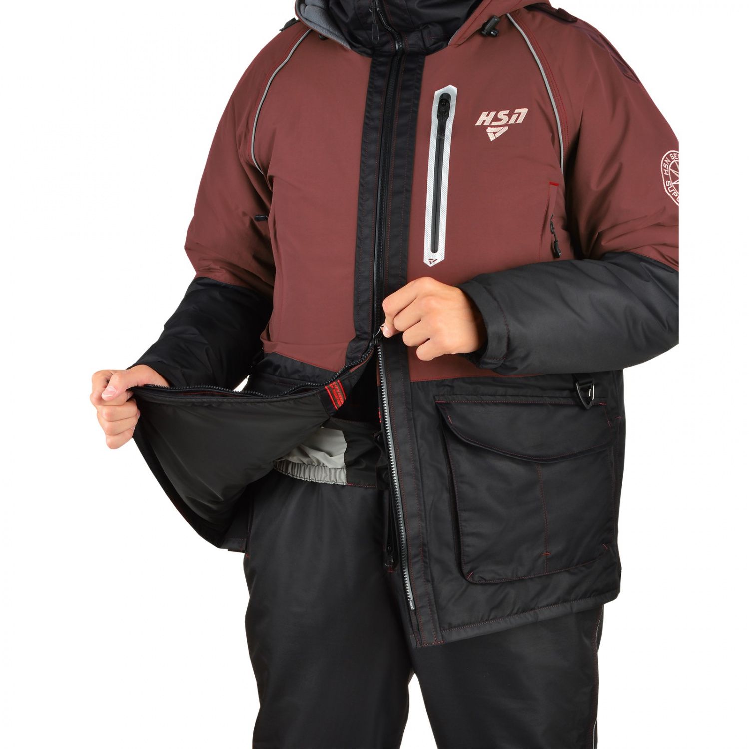 Костюм мужской зимний "Arctic VII comfort",  hardguard,  махагон (58-60/182) м
