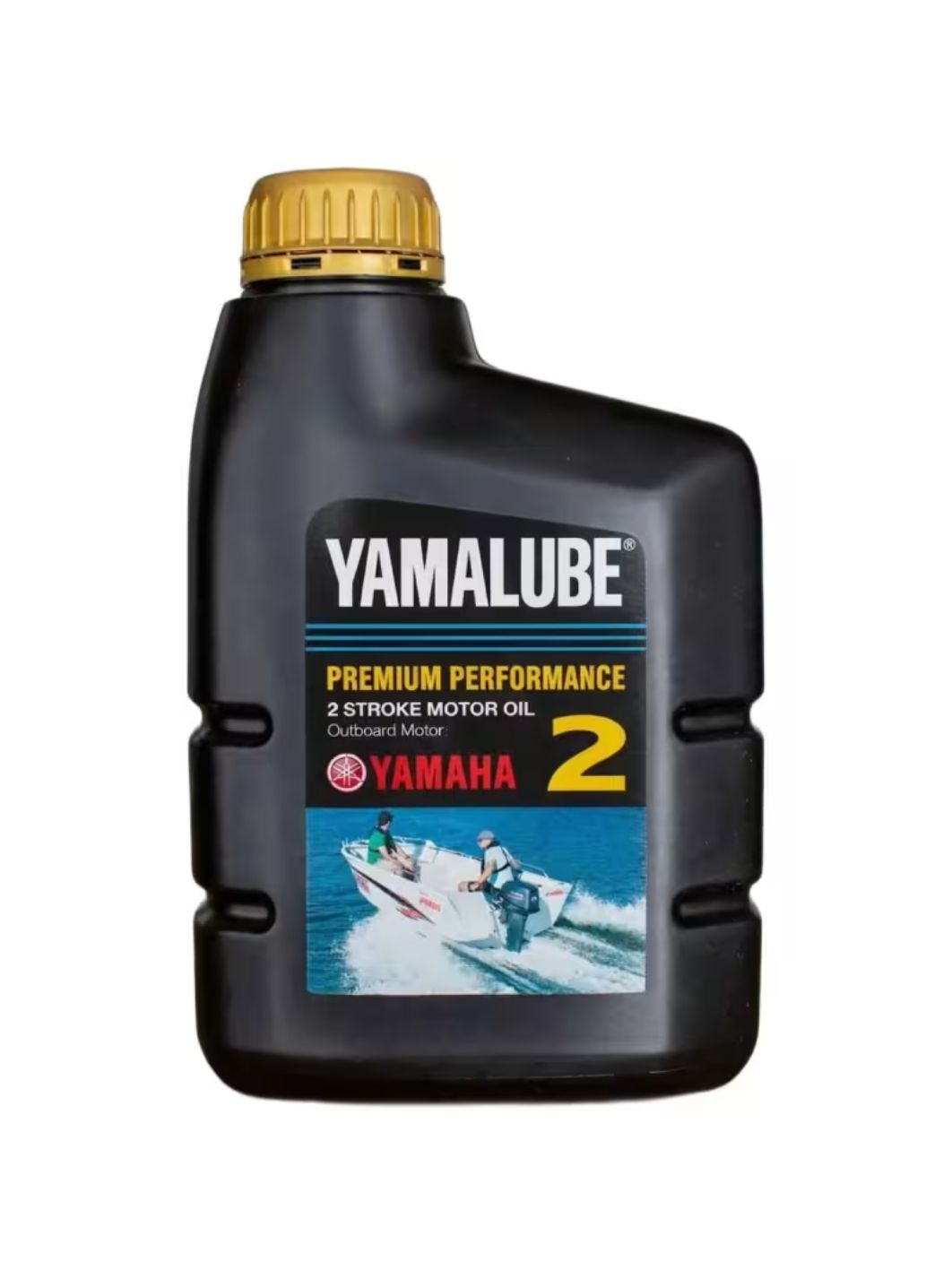 YAMALUBE 2Т Premium Performance TC-W3  минеральное моторное масло для лодочного мотора 1л