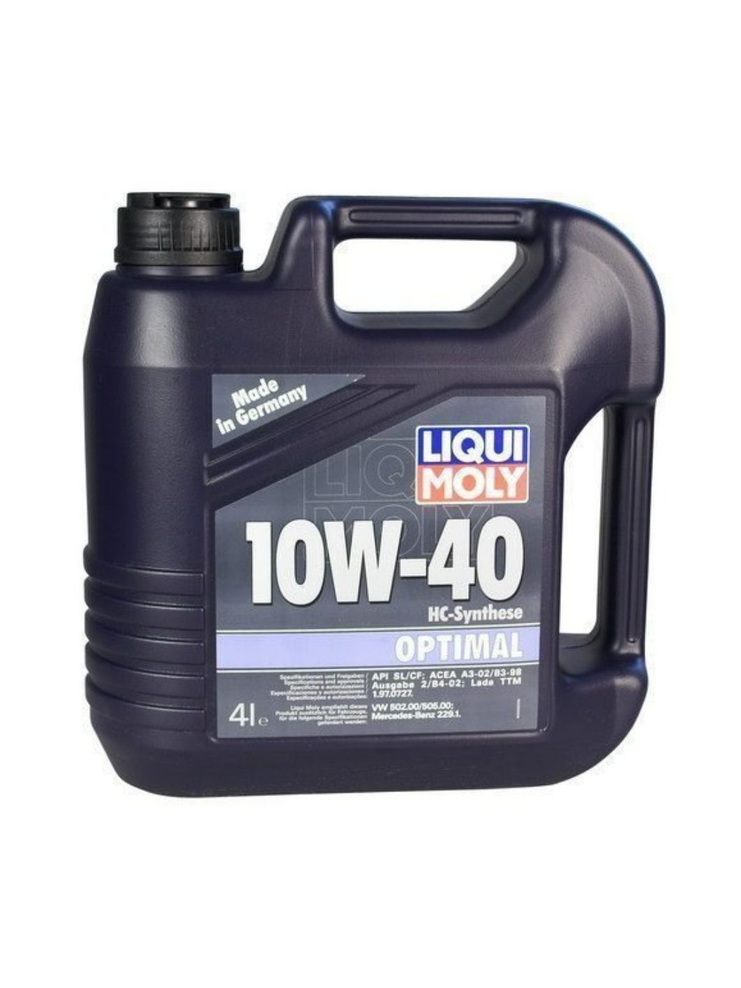 LIQUI MOLY "Optimal" 10W40 4L полусинтетическое моторное масло 3930
