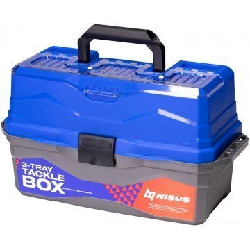 Ящик для снастей Tackle Box трехполочный NISUS синий