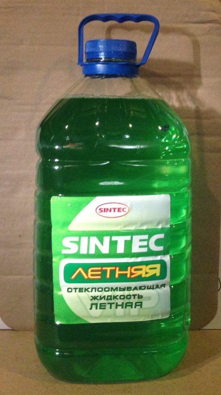 Очиститель стекла SINTEC ЛЕТНИЙ 5л. ПЭТ