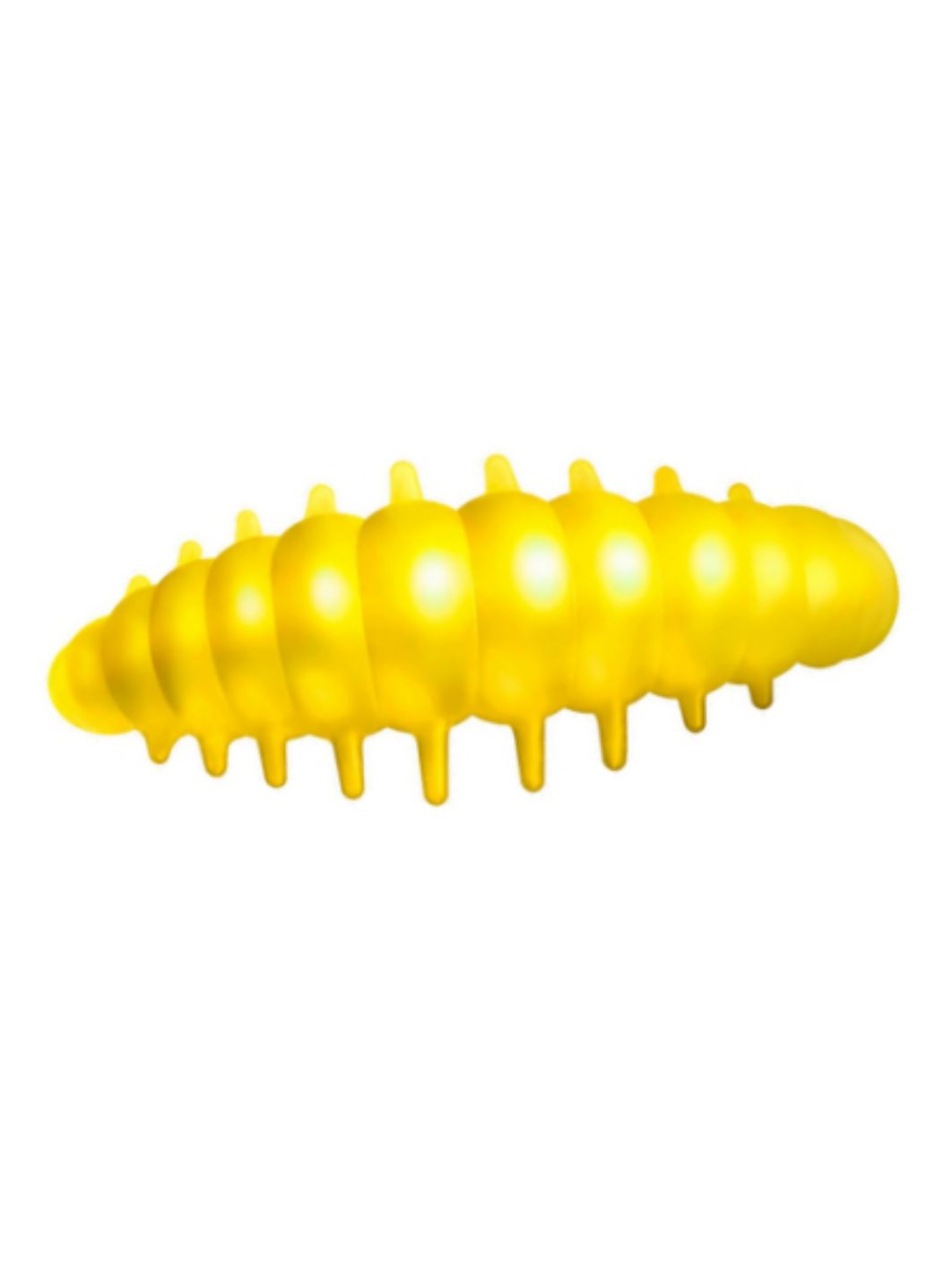 Приманка ZUB NOA LARVA 40мм(1, 6") -6шт,  (цвет 301) желтый