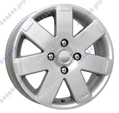 Литой диск K&K КС415 (15_Fusion) 6x15/4x108 D63.4 ET52.5 сильвер