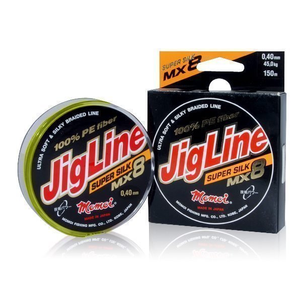 Шнур JigLine MX 8 Super Silk 0, 19 мм, 16 кг, 150 м хаки