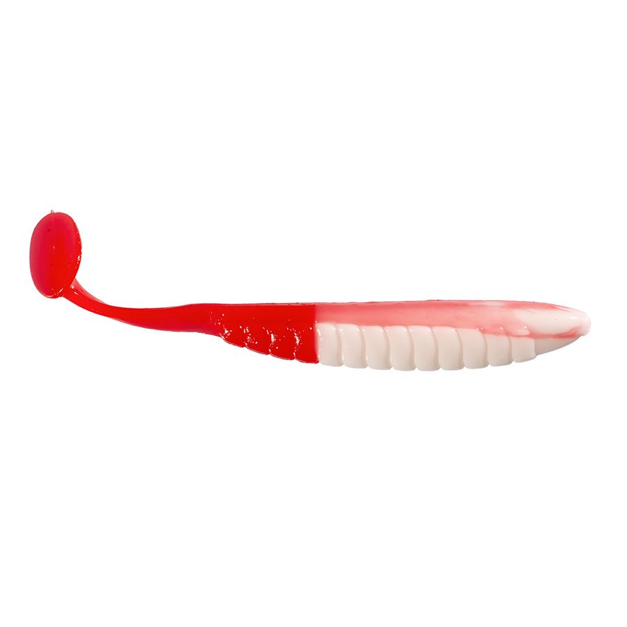 Приманка ZUB-BLEAK 100мм-4шт, (цвет 010) бело-красный