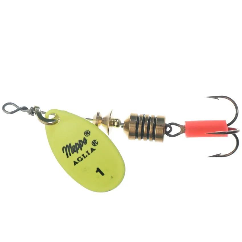 Блесна вращающаяся Mepps "Aglia FLUO Chartreuse №1/3, 5гр