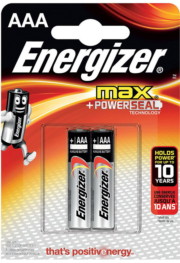 Батарейка LR3 (AAA) BL2 алкалиновая Alkaline Max Power Seal Energizer E300157203/мототехника/