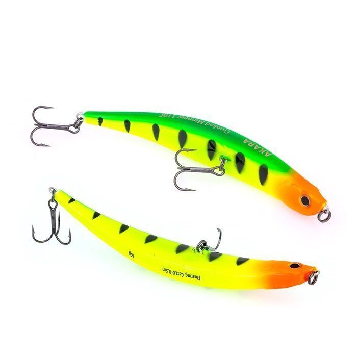 Воблер Akara Crooked Minnow 110F 10 гр. (5/14 oz 4, 3 in) A102