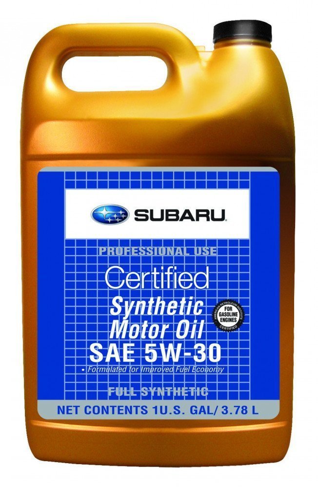 SUBARU Synthetic Motor Oil SAE 5W30 3,78л синтетическое моторное масло ...