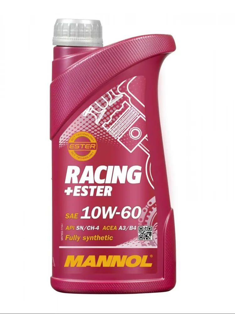 MANNOL Racing +Ester 10W60 7902 1л синтетическое моторное масло