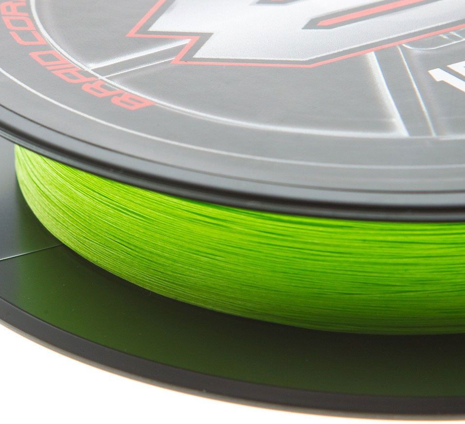 Шнур YGK X-Braid Braid Cord X8 150m Chartreuse #0.8,  0.148мм,  16lb,  7.2кг