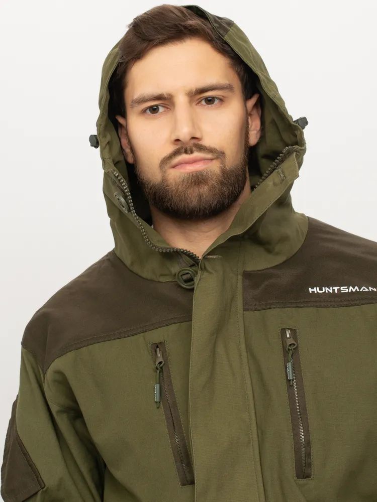 костюм демисезонный горка-5 цвет зеленый ткань палатка/ грета (размер: 48-50, рост: 170-176) м