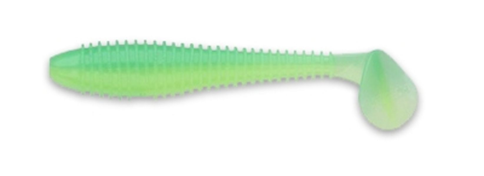 Приманка съедобная Keitech Swing Impact FAT 4.3" EA#11 Lime Chartreuse Glow