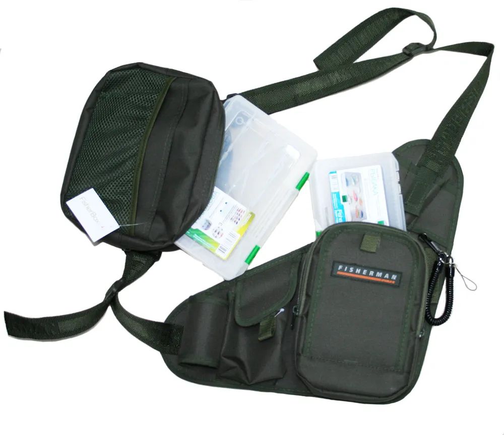 Сумка FisherBox C147 (в комплекте 2 кор. fisherbox: 220-1 шт,  216sh-1 шт.) плечевая