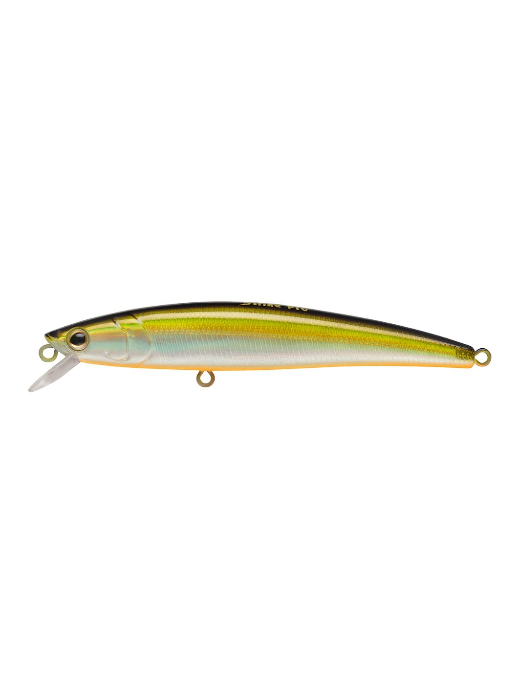 Воблер Минноу Strike Pro Arc Minnow 105F,  105 мм,  11 гр,  Загл. 0, 6м.-1, 2м.,  Плавающий,  цвет: 612T Natural Shad Silver,  (JL-092F#612T)